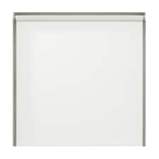 160cm White Plain Straight Edge Daylight Roller Blind | White | White