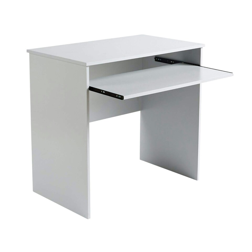 image 1 of Computer Desk PC Laptop Table Home Office Study Workstation White
