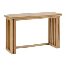 Richmond Foldaway Dining Table - L80 x W120 x H77 cm - Oak Varnish Brown