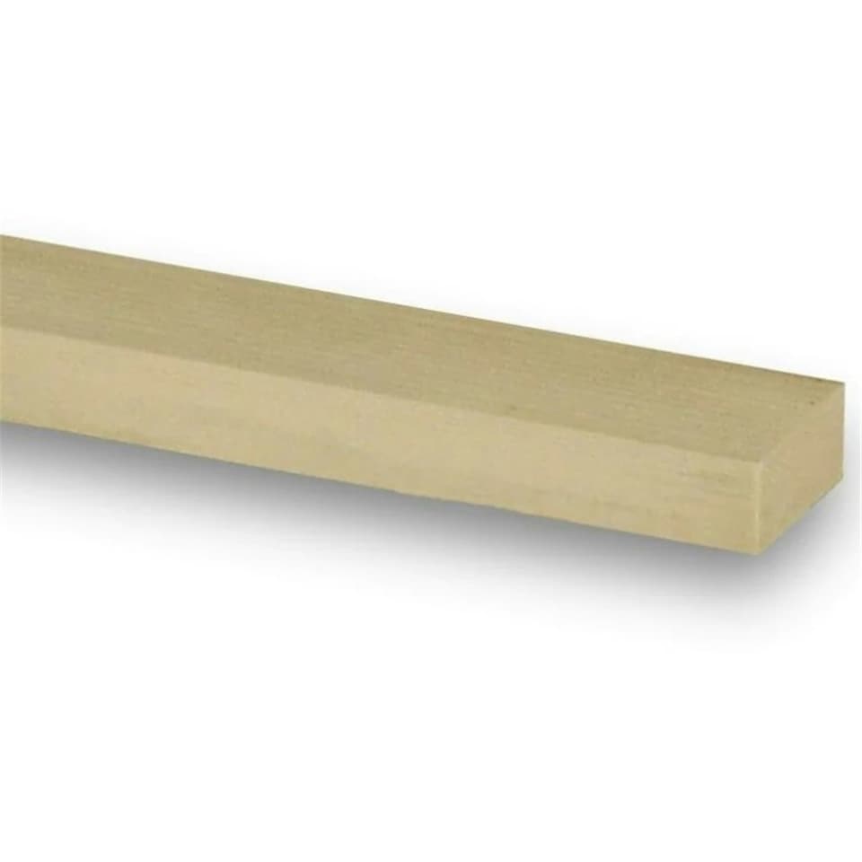image 1 of PACK OF 5 (Total 5 Units) - 16mm x 50mm (12mm x 45mm Finish) Planed All Round Redwood Timber - 4.8m Length
