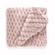 image 5 of Leah Collection Deluxe Throw in Blush Pink (55" x 71") Pink | Pink