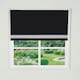 image 2 of 120cm Black Straight Diamante Edge Border Roller Blind | Black | Black