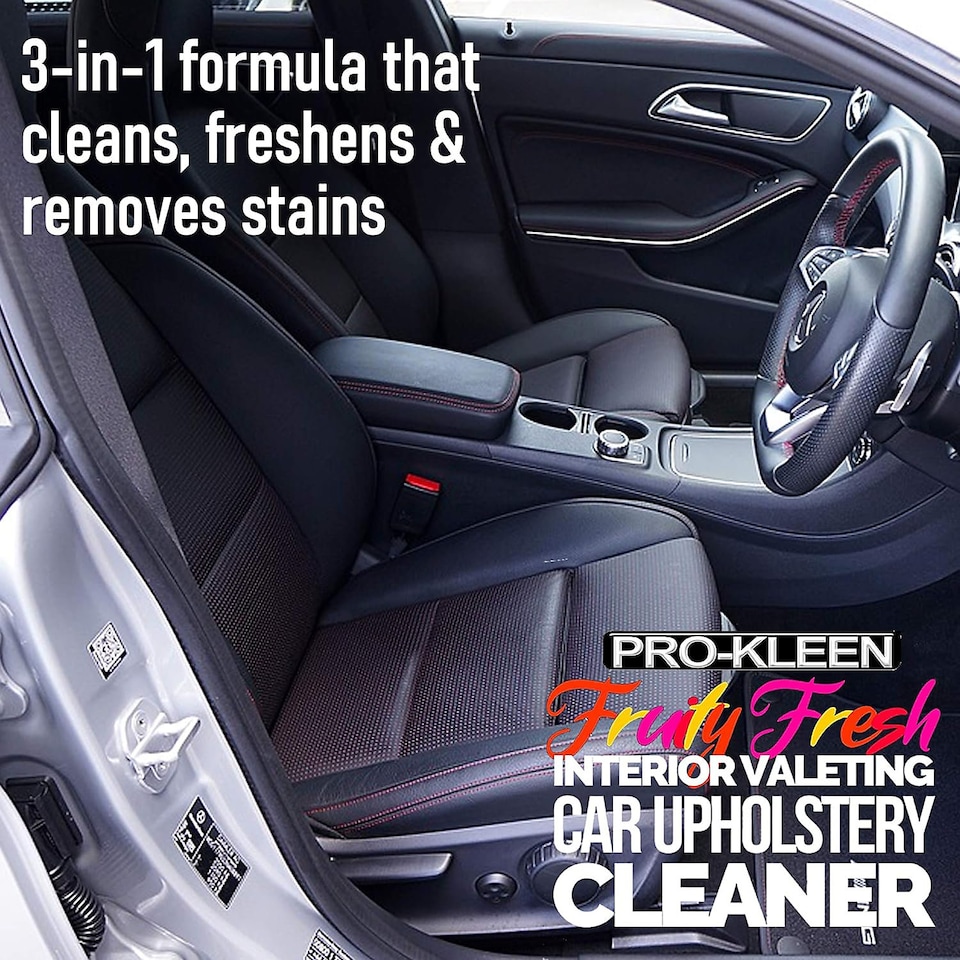 image 1 of Pro-Kleen Interior Valeting Car Upholstery Carpet Cleaner Shampoo Removes Dirt, Grime and Stains Fruity Fresh Fragrance (20L)