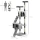 image 4 of PawHut 173cm Cat Tower Scratching Post Activity Centre for Indoor Grey