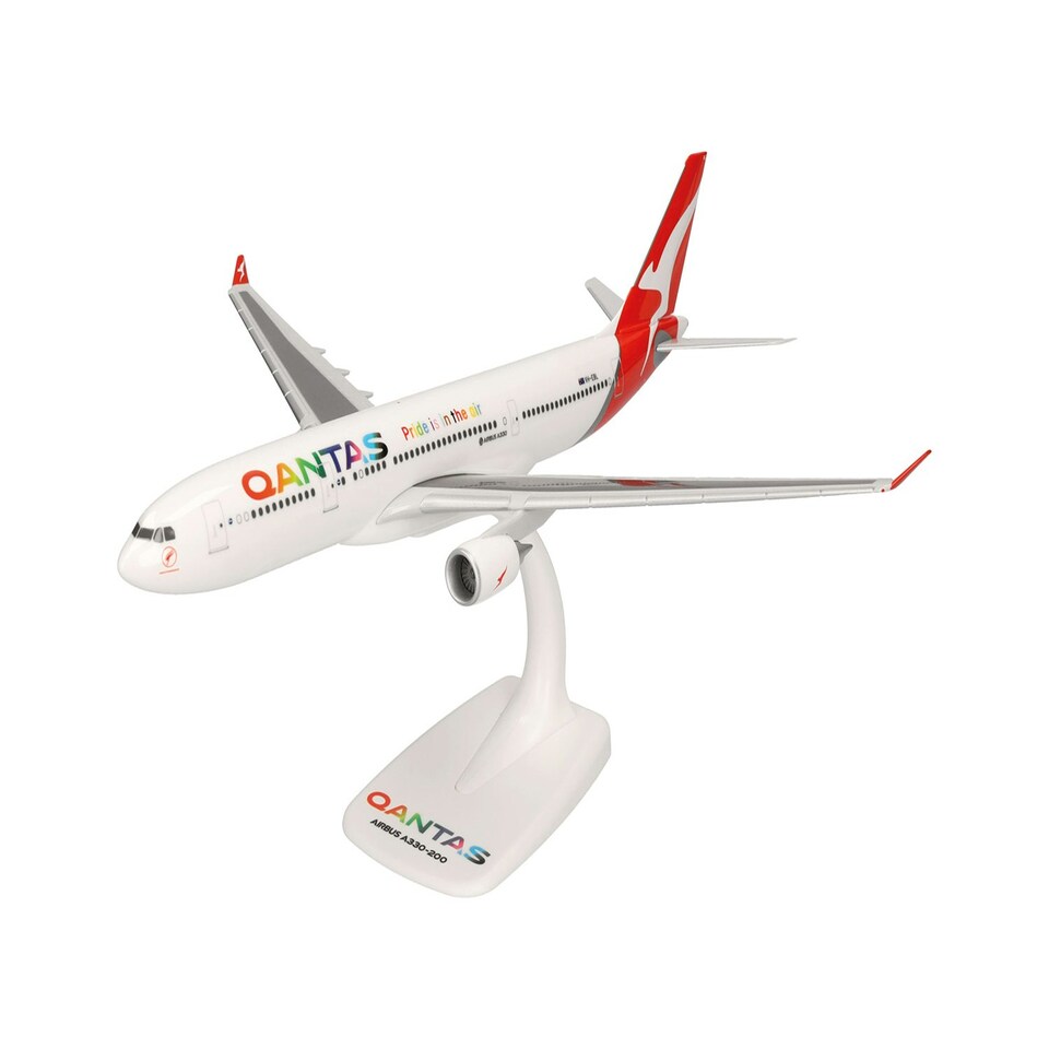 Herpa Wings Snapfit Airbus A330-200 Qantas VH-EBL Pride (1:200)