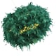 image 3 of Contemporary and Unique Large Green Real Feather Decorated Pendant Light Shade | Green | Forest Green | 1