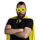image 6 of Yellow Eye Mask on Elastic – Fancy Dress Accessory for Superheroes, Costumes & Parties Yellow | One Size