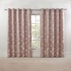 image 2 of English Garden Lined Eyelet Jacquard Curtains 116cm x 137cm Blush Pink | Pink | Pink