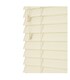 image 1 of 220cm Creme Smooth Finish Faux Wood Venetian Blinds with Strings  (120cm Drop) | Cream | Cream