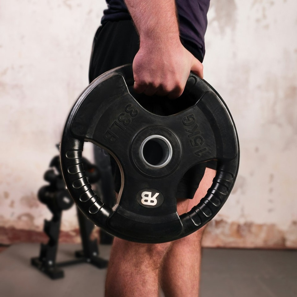 image 1 of Northern Tri-Grip Olympic Weight Plates Pair - 20Kg x 2