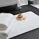 image 3 of Luxury Zero Twist Egyptian Cotton Bath Towels 70 x 120cm - Pack of 2 White | Bath towel