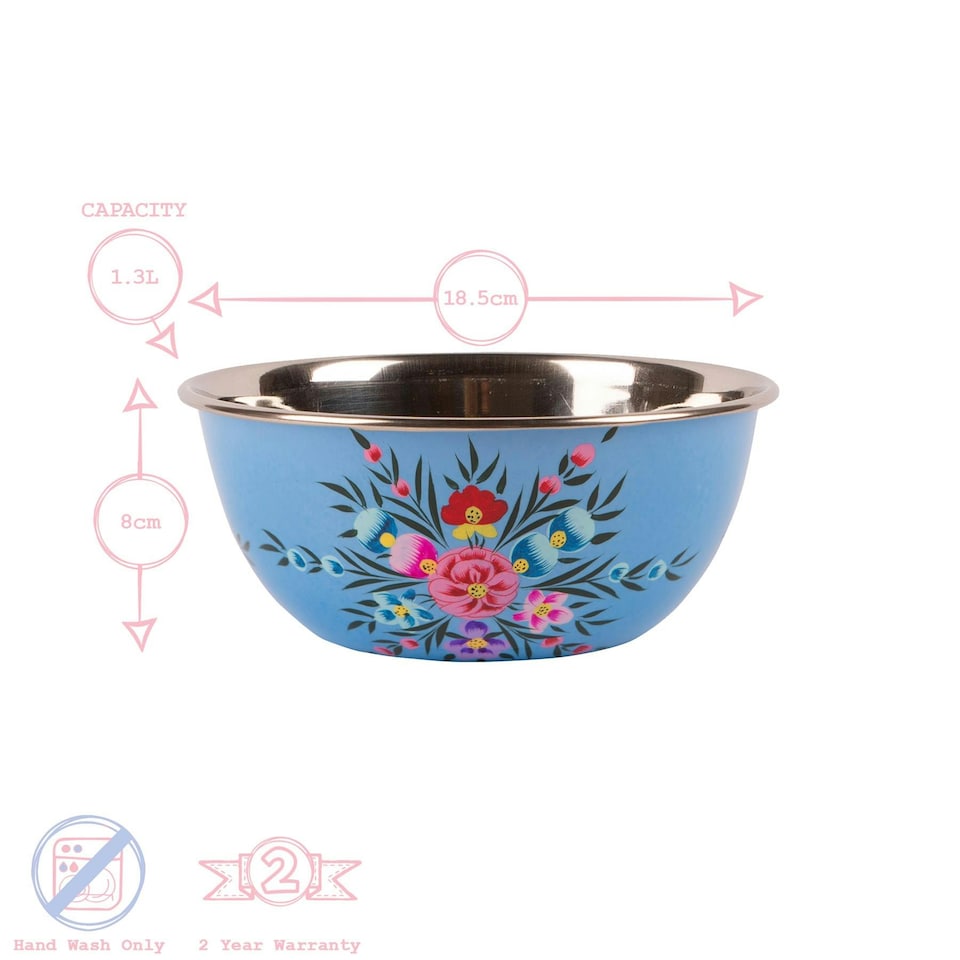 image 1 of BillyCan 3pc Picnic Bowl Set - Ocean Pansy
