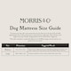 image 4 of Morris & Co Strawberry Thief Burgundy Medium Dog Mattress