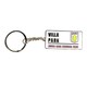image 1 of Aston Villa FC Street Sign Keyring | Silver | Silver/White | 1