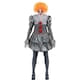 image 2 of IT Chapter Two Womens/Ladies Pennywise Costume Set - Grey/Red/White - L L