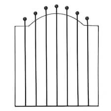 Living and Home Modern Metal Garden Gate Fence Gate - Black