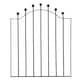 image 1 of Living and Home Modern Metal Garden Gate Fence Gate - Black