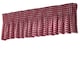 image 2 of Gingham Kitchen Curtain Pelmet Red - 353 cm x 25cm