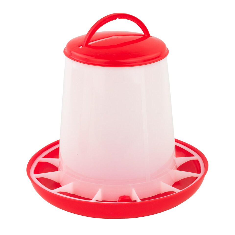 KCT 3kg Automatic Chicken Feeder Red