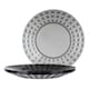 image 1 of Prism Outdoor Dinner Plates Set of 4 Smoke Grey