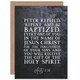 image 1 of Acts 2:38 Repent Be Baptized Gift Holy Spirit Bible Verse Christian Card