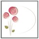 image 3 of Rose drawing (Picture Frame) Black | S