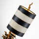 image 3 of Dominique 1 Light Table Lamp Gold Leaf, E27