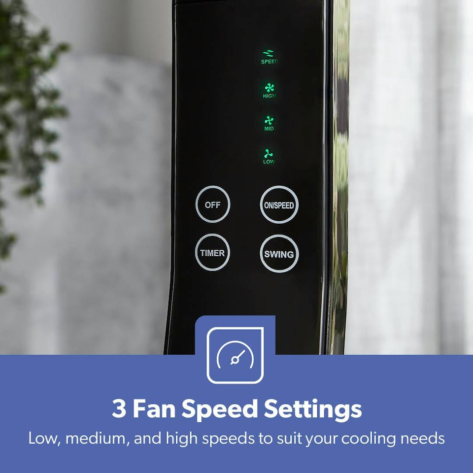 image 1 of GEEPAS 16 inch Pedestal Fan with Remote Control 60W
