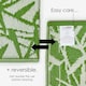 image 5 of Homescapes Outdoor Rug Luxury Waterproof Reversible Recycled, For Garden, Zena Tropical | Green | Green and White