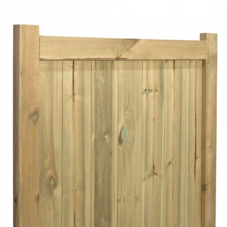 image 1 of Ultimate T&G Gate 3ft x 3ft Vertical Smooth-Planed Fully Framed Treated Door