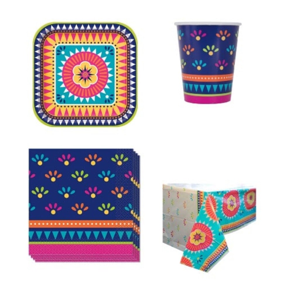 Boho Fiesta 8 Person Value Party Pack