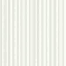Sample of Pin Stripe Wallpaper in Soft Sage Multi