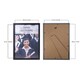 image 4 of A4 Photo Frame Certificate Poster Picture Frames Poster Graduation Clip Stand Gold | One Size