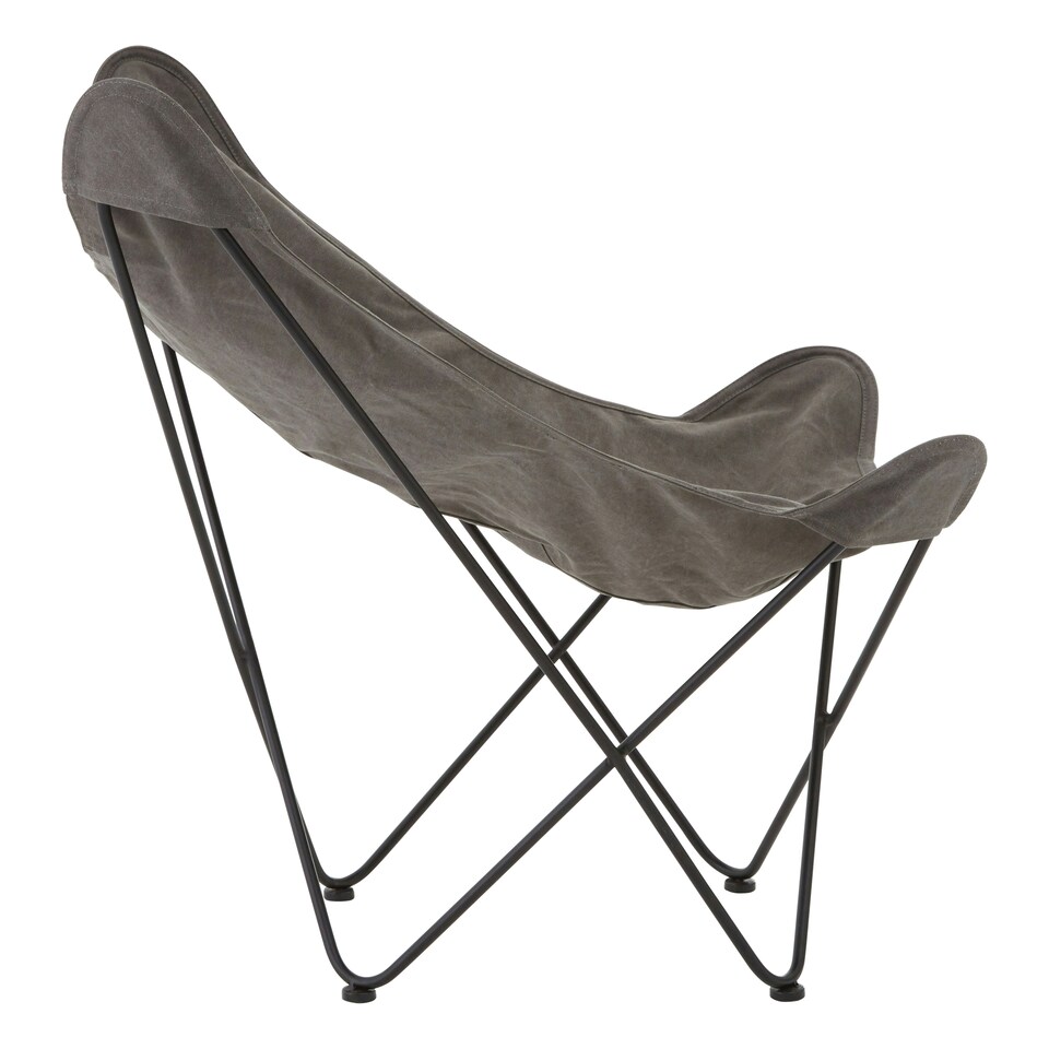 image 1 of Interiors by Premier Papillon Grey Butterfly Chair