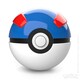 image 2 of Pokémon Die-Cast Mini Great Ball Replica | Blue