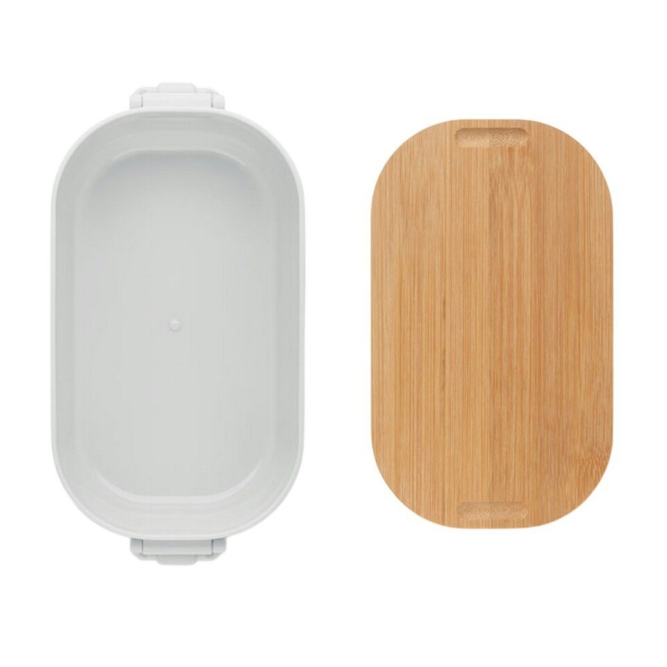 image 1 of MidOcean Lekker PP Plastic 700ml Lunch Box - White - One Size