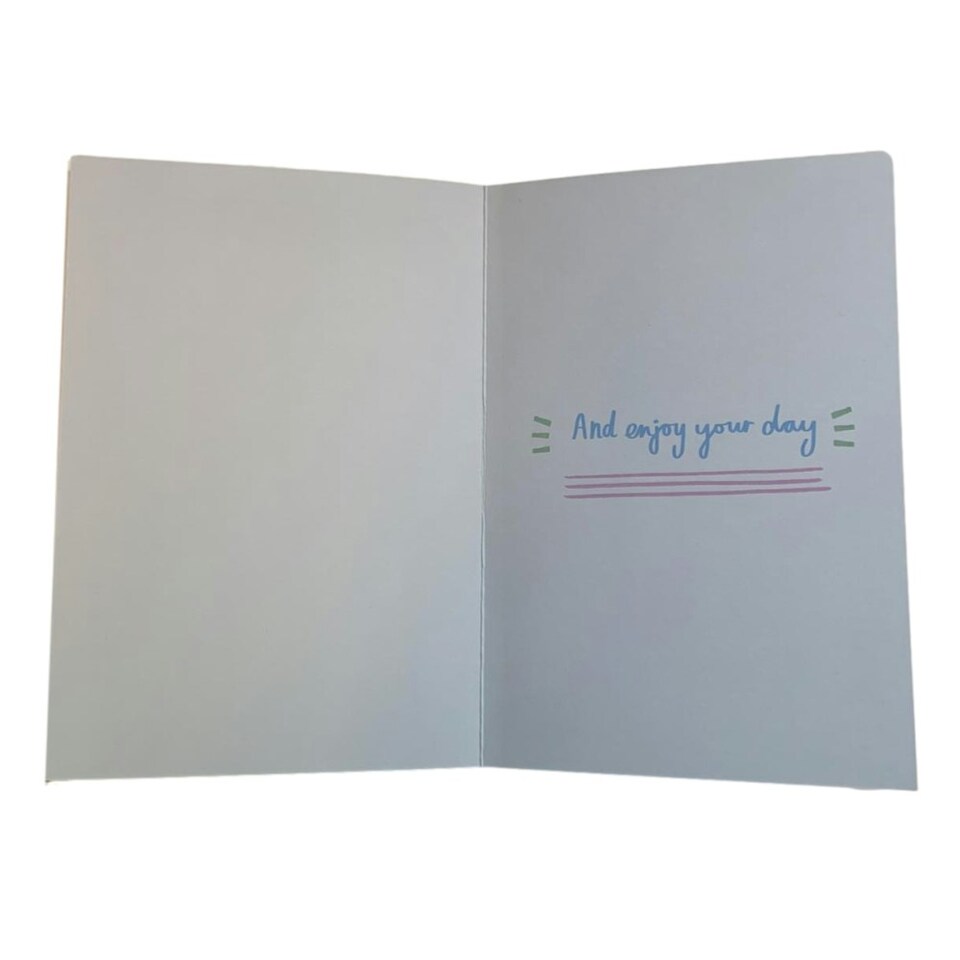 image 1 of Enjoy Your Day Laugh Lots Anytime Birthday Card
