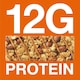 image 5 of KIND Protein Bars, Gluten Free Snack Bars, Crunchy Peanut Butter, High Fibre, Source of Protein, No Artificial Colours, Flavours or Preservatives, 12 x 50g