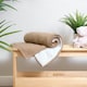 image 3 of Clair de Lune Organic Knit Sherpa Blanket - Biscuit