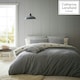 image 5 of Catherine Lansfield So Soft 2 Tone Buttoned Sherpa Grey Duvet Cover Set Grey | Double