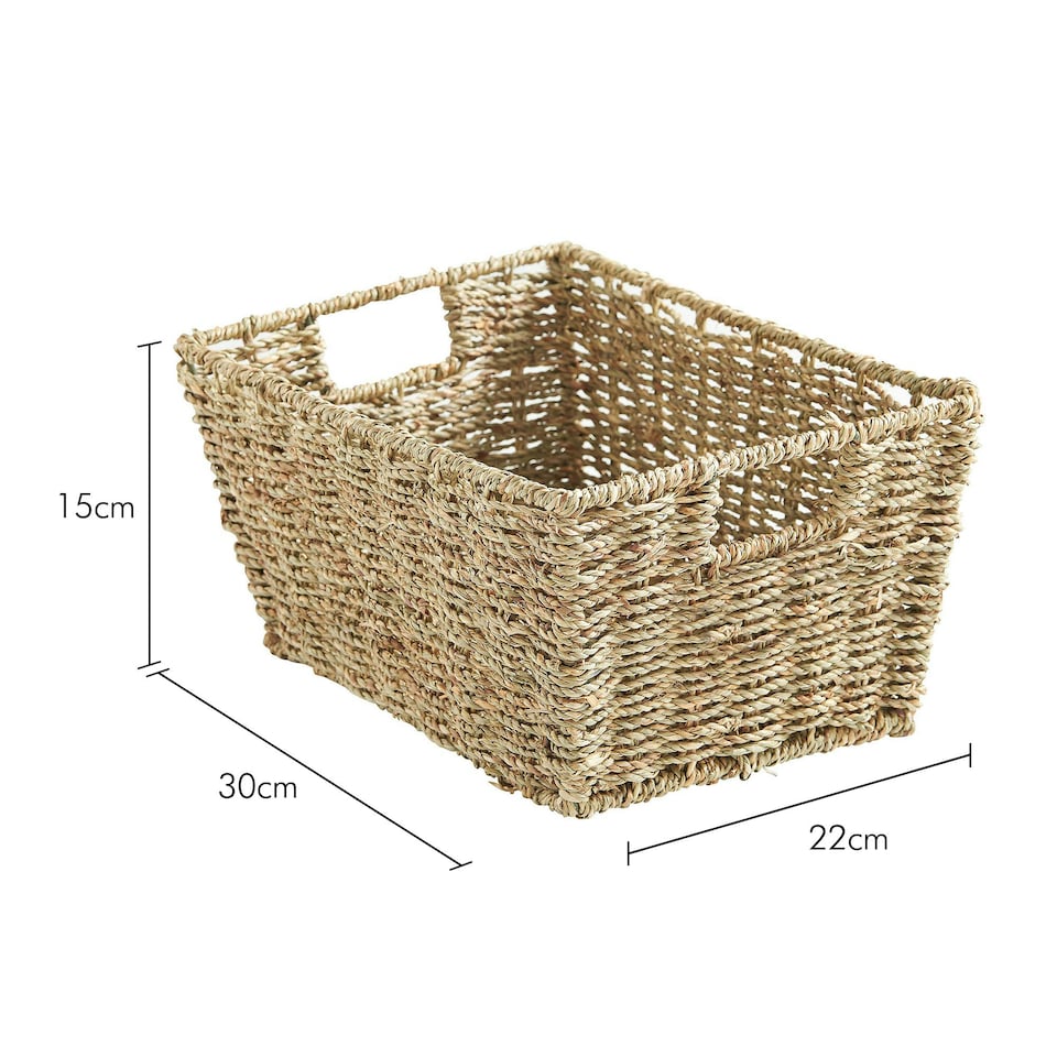 image 1 of VonHaus Storage Seagrass Baskets