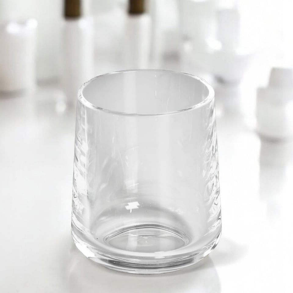 image 1 of Showerdrape Clarion Clear Acrylic 3 Piece Bathroom Accessory Set