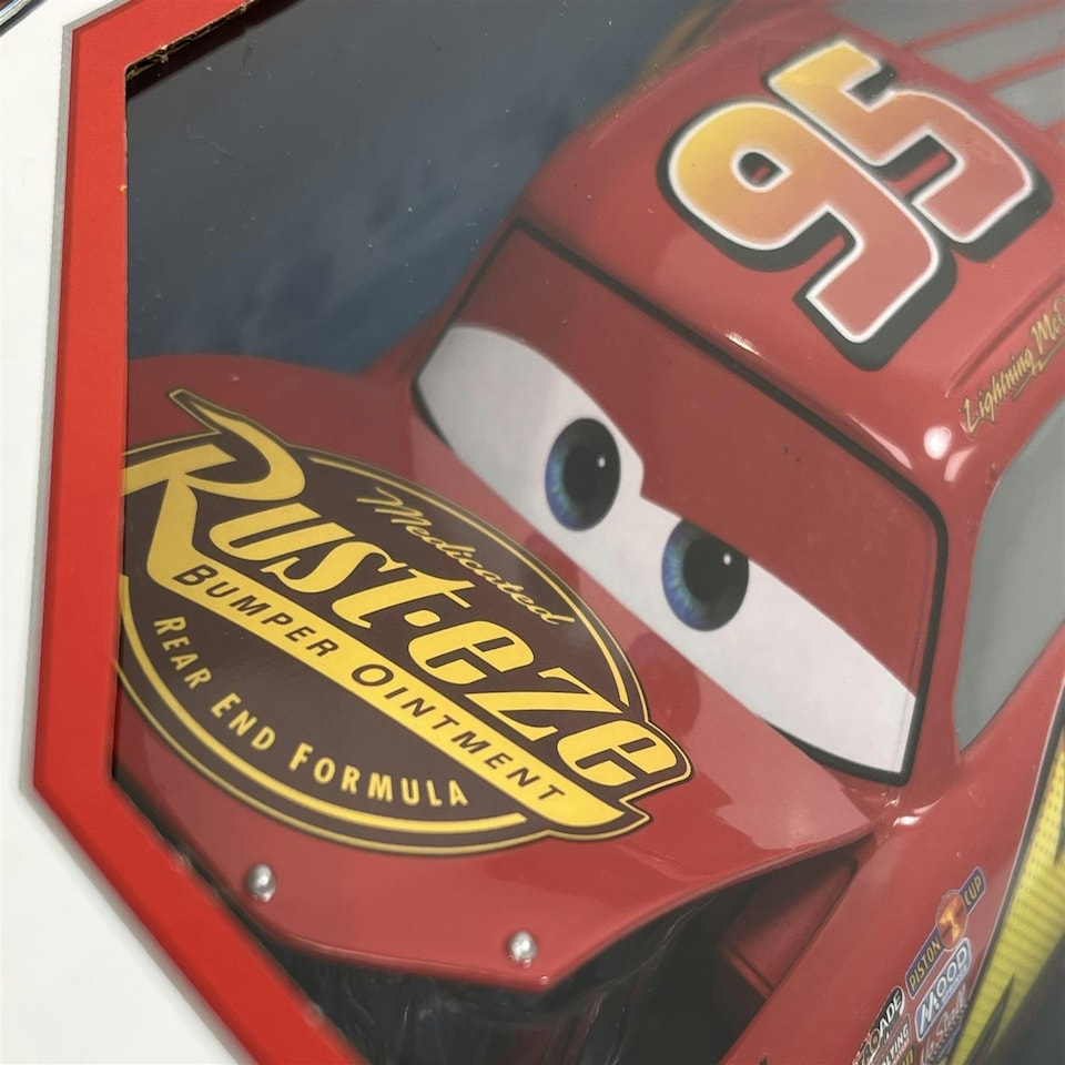 image 1 of Lightning McQueen Cars Disney Pixar 1:24 Scale Jada 4000