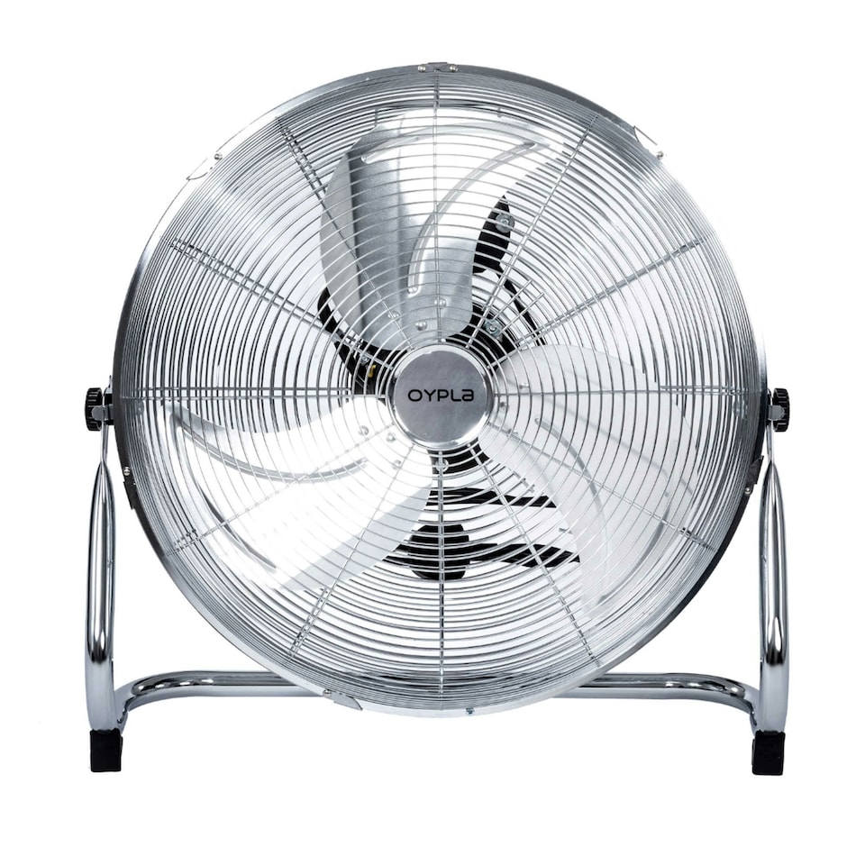 image 1 of Oypla Electrical 18" Chrome 3 Speed Free Standing Gym Fan