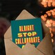 image 3 of Alright Stop Collaborate Listen Retro Fun Bold Greeting Card