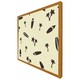image 1 of Surf board & palm silhouettes (Picutre Frame) Brown | Oak | M