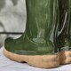 image 4 of Dark Green Wellington Boots Large Ceramic Indoor Outdoor Flower Pot Garden Planter Pot H29.5 x W24cm | Green | Dark Green