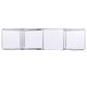 image 3 of Oypla 8ft Folding Outdoor Camping Kitchen Extending Work Top Table White