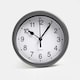 image 1 of OHS Small Round Vintage Decor Home Office Wall Clock, 14cm - Grey