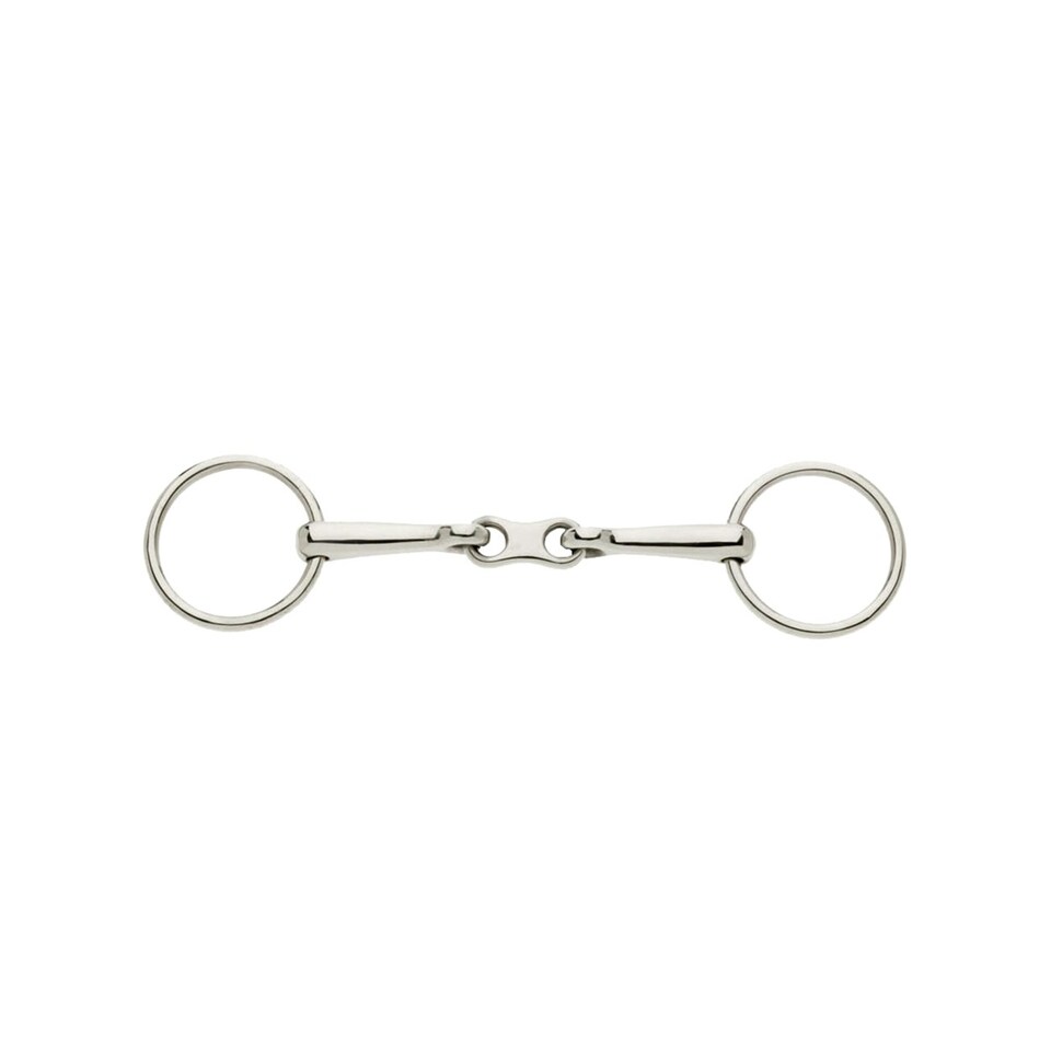 Lorina French Link Loose Ring Bradoon - Silver - 5.5in